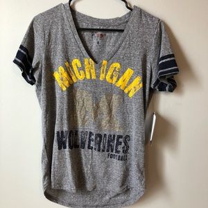 Brand new Michigan Wolverines v-neck